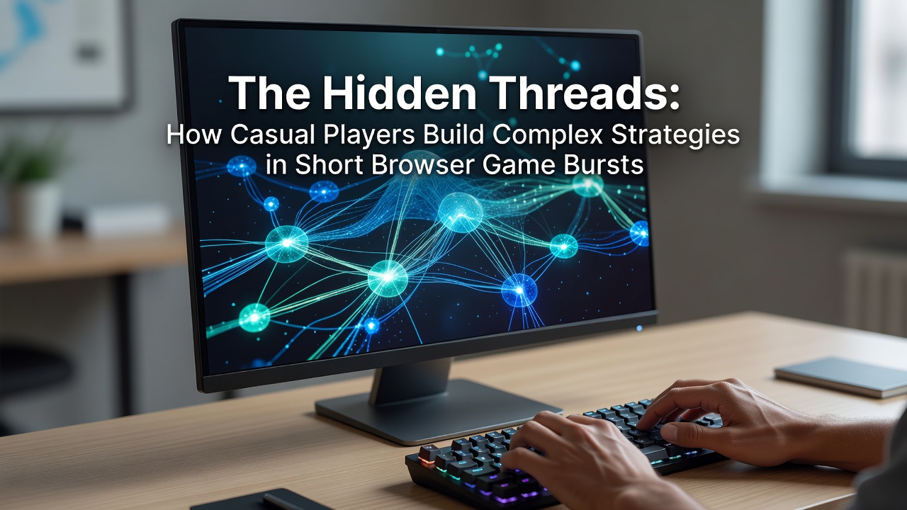 Casual players engaging with browser-based strategy games during brief play sessions